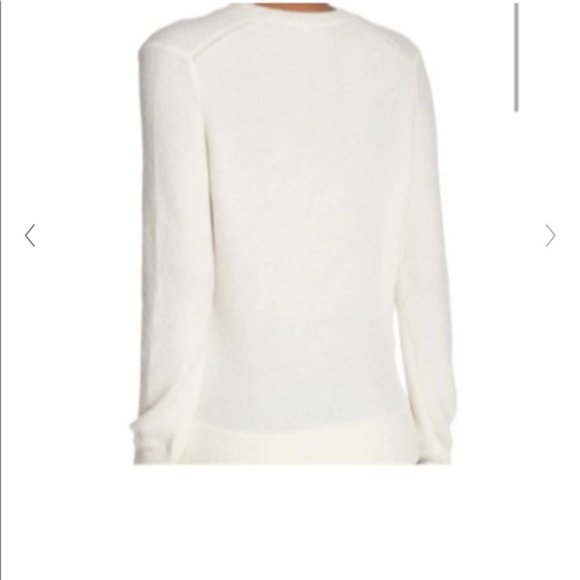 Madewell Wrap White Sweater Size XS - Picture 6 of 7